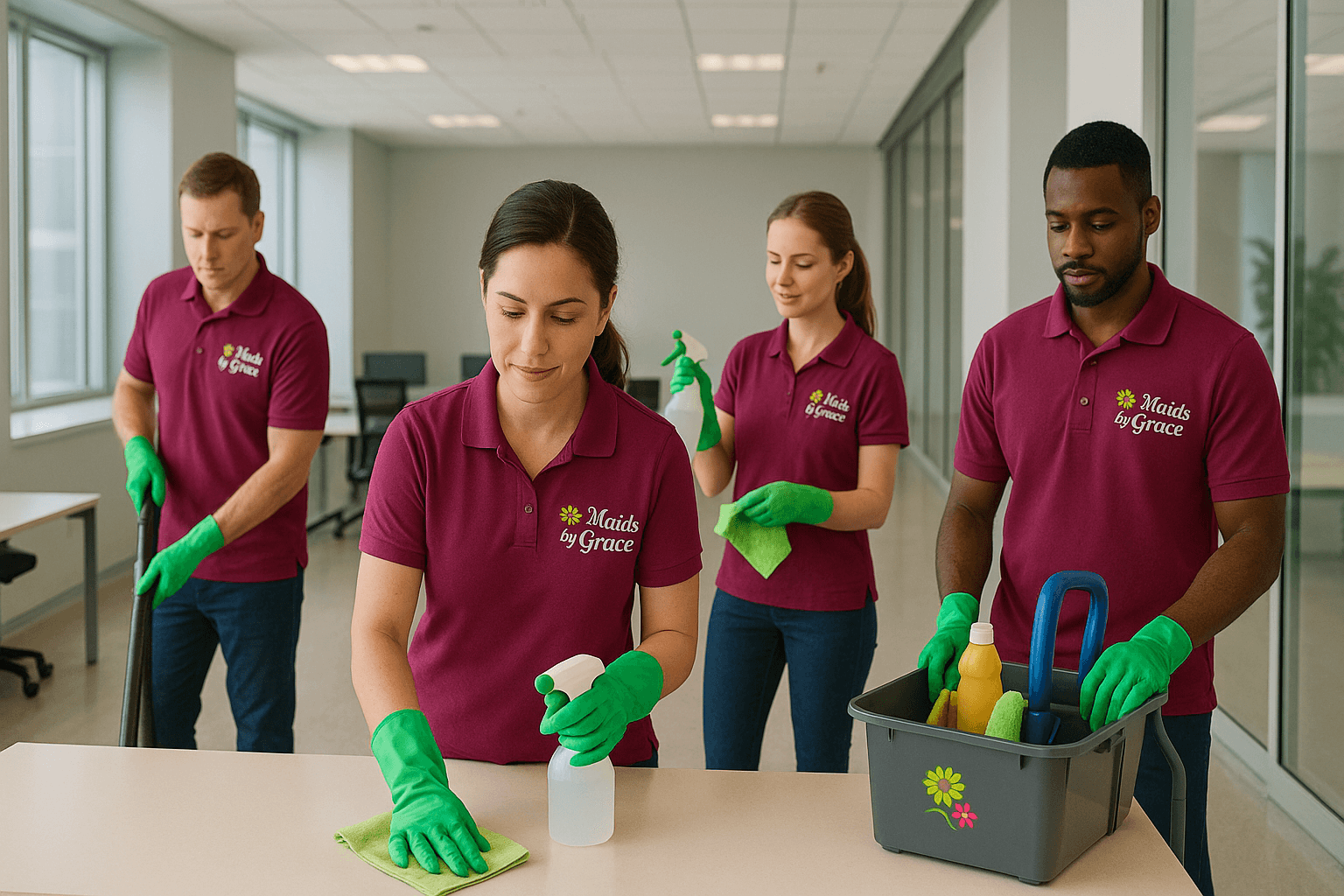 Commercial Cleaning Houston and Katy, TX - Maids By Grace